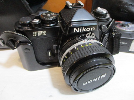 Nikon FE-2 Camera & Lens