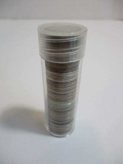 Silver Dimes-Lot of 45 Coins (1909-1964)