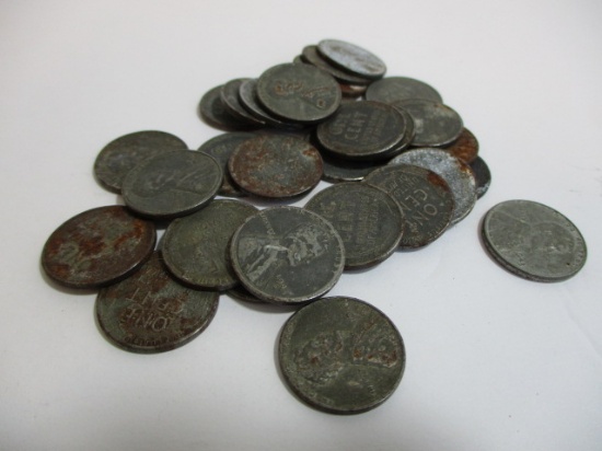 WWII Era Steel Pennies-Lot of 30