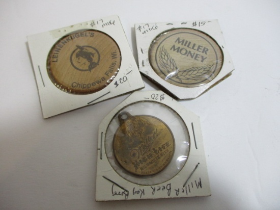 Mixed Coin/Wooden Wooden Lot