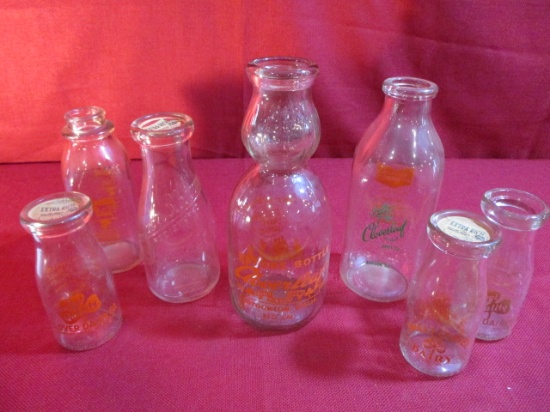 Clover Farm Dairy Bottle Lot