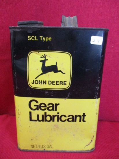 John Deere Vintage 1 ga. Gear Lubricant Can