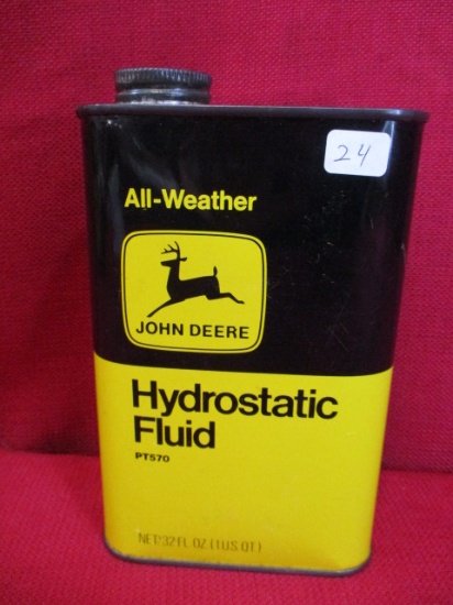 John Deere 1 qt. Hydrostatic Fluid Advertising Can