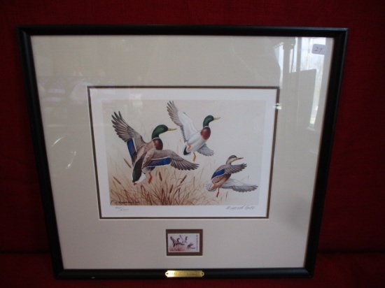 Maynard Reece 1985 Federal Duck Stamped Signed Framed Print