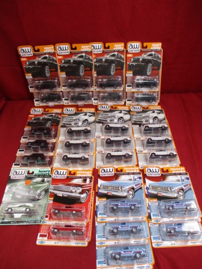 Auto World Die Cast Cars-Lot of 28