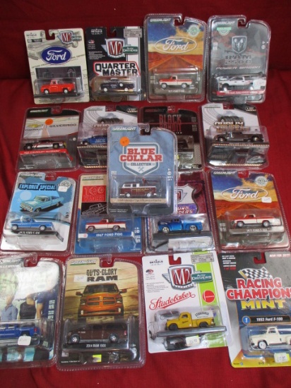 Green Light & Other Die Cast Cars-Lot of 17