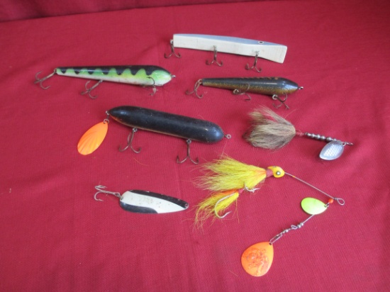 Musky Fishing Lure Mixed Lot of 6