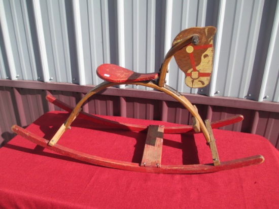 The Delphos Bending co. Rocking Horse