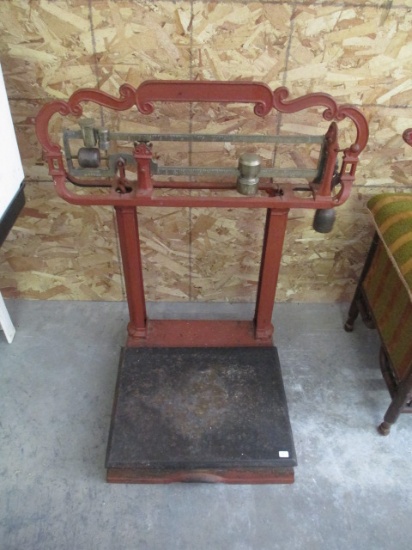 Howe Scale Co. #12 Cast Iron & Brass Scale