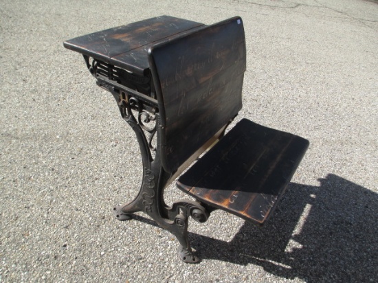 Antique School Desk
