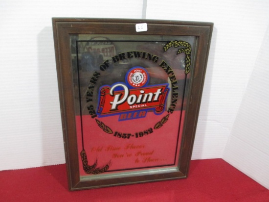 Point Beer Advertising Mirror