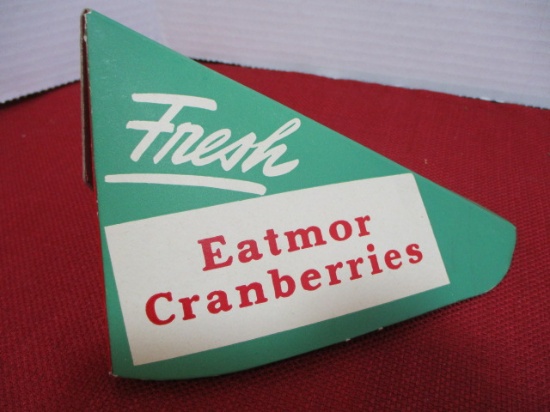 NOS "Eatmor Cranberries Cardstock Scoop