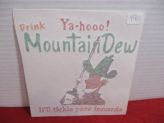 NOS Mountain Dew Hillbilly Decal