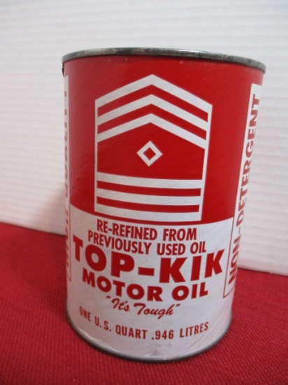 Top-Kik Motor Oil Advertising Coin Bank
