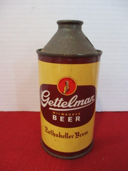 Gettelman Beer Advertising Cone Top-Fine Condition