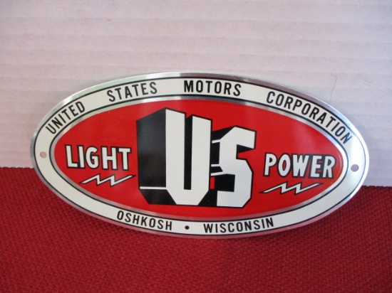 United States Motors NOS Metal Tag-A