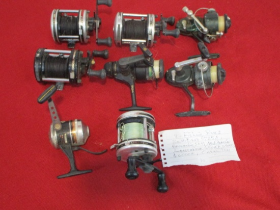 Mixed Fishing Reels-Lot of 8