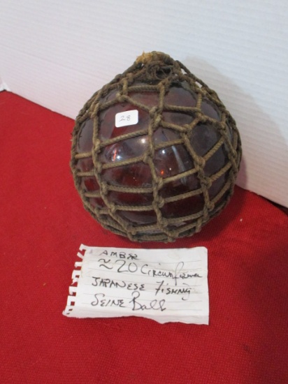 Japanese Fishing Amber Seine Ball