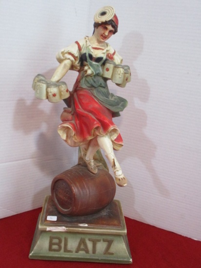 Blatz Chalkware Advertising Statue