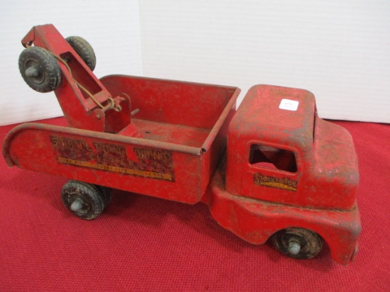 Structo Toy Pressed Steel Vintage Tow Truck