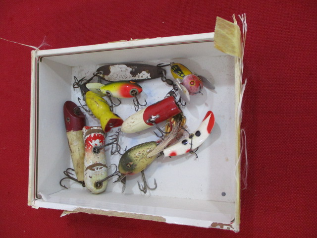 Sold at Auction: Vintage Fishing Lures, Tackle & Knives