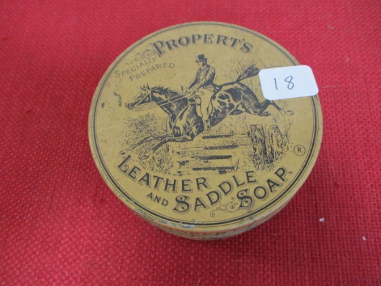 Propert's Antique Saddle Soap Tin