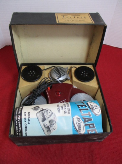 Western Germany Tel Tape Portable Transistor Tape Recorder