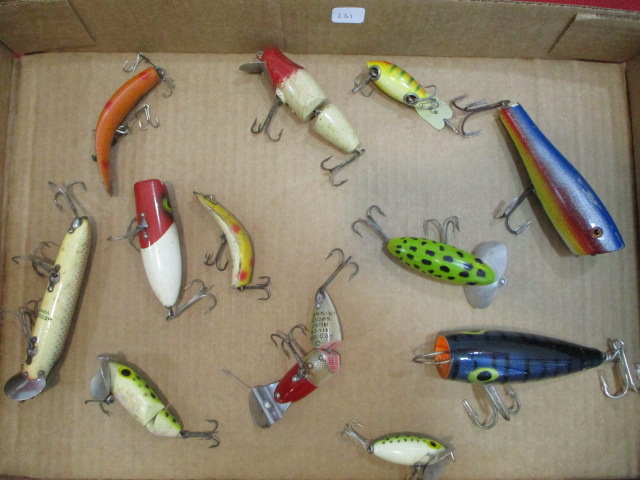 Vintage Fishing Lures/Baits Lot of 12-H