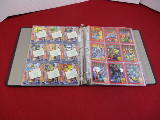 1993 Marvel Trading Cards in Binder-Lot of 228 Cards