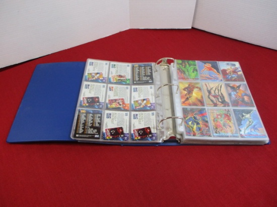 1992-1994 Marvel Comics Trading Cards in Binder-Lot of 470 Cards