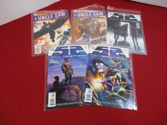 DC 52 & Uncle Sam Comic Books-Lot of 5