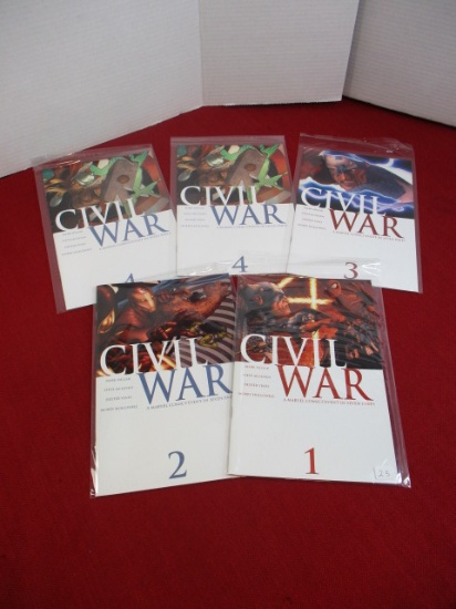 Marvel Civil War Comic Books-Lot of 5