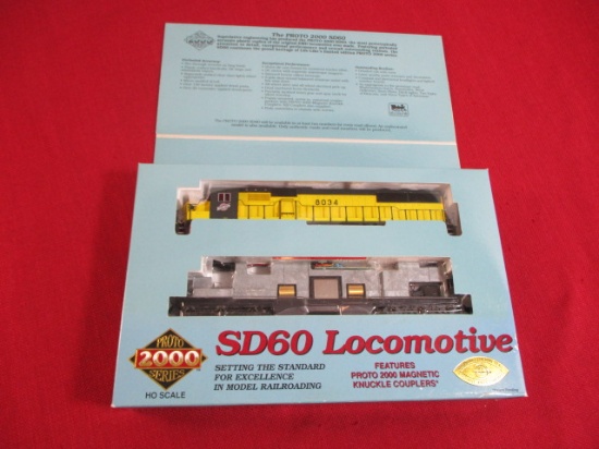 HO Scale-Proto Series 2000 SD60 Locomotive Midwest, Chicago & Northwestern #8034 (NIB)