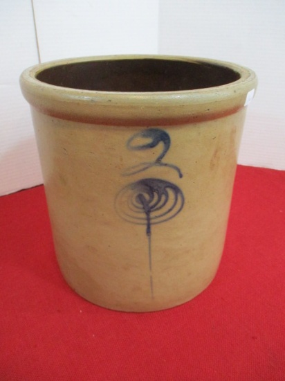 Red Wing 2 ga. Salt Glazed Target Crock