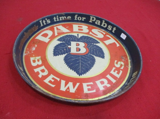 Pabst Blue Ribbon Advertising Beer Tray