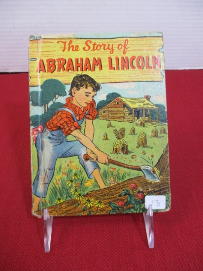 1942 The Story of Abraham Lincoln Hard Cover Book