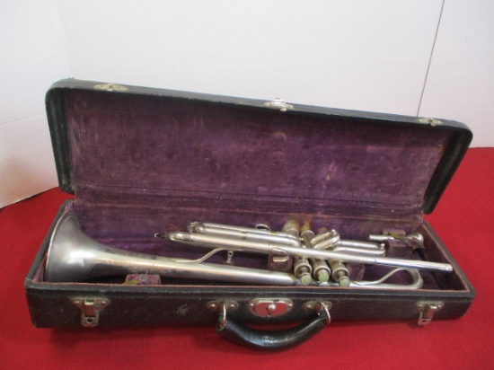 Collegiate Nickel Plated Trumpet by Frank Holten Elkorn, WI