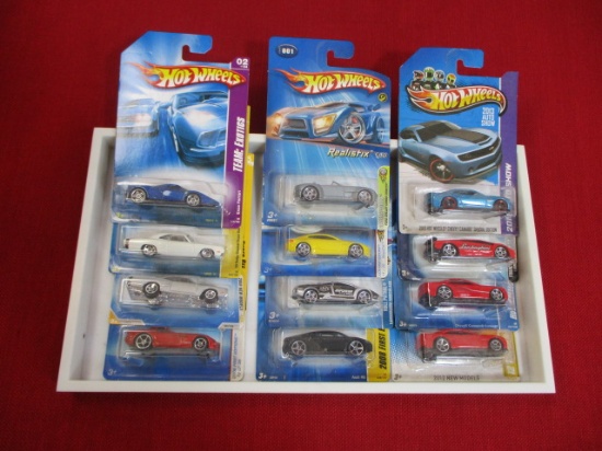 Mattel Hot Wheels Die Cast Cars-Lot of 12