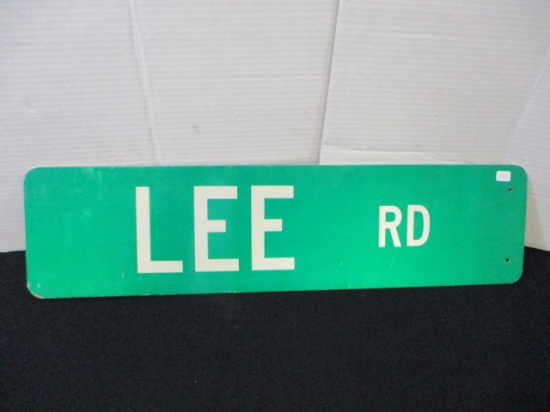 LEE Rd. Reflective Metal Road Sign