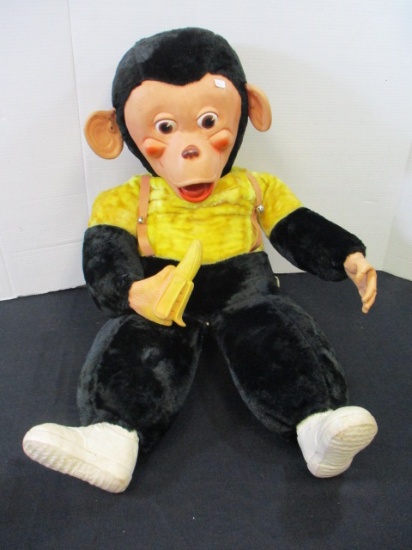 1950's Mr. Bim Zippy Zip Large Plush Monkey