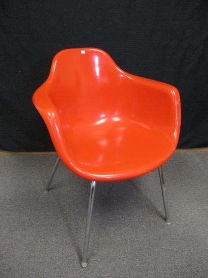 Kruger Metal Products Green Bay, WI Molded Fiberglass Resin Mid-Century Modern Chair