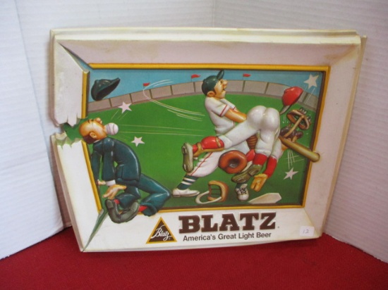 1975 Heileman Brewing Blatz Baseball Vaccuform