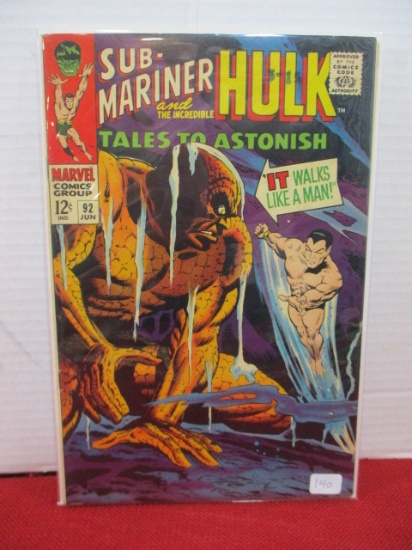 Marvel Comics 12 cent Submariner & Hulk #92 Comic Book