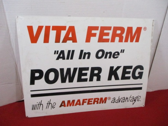 Vita Ferm Advertising Metal Sign