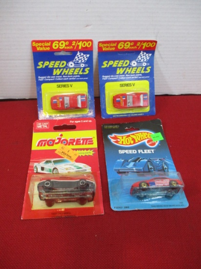 Mixed Vintage Bubble Pack Die cast-Lot of 4