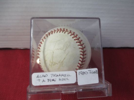 1980's MLB Detroit Tigers Signed Ball