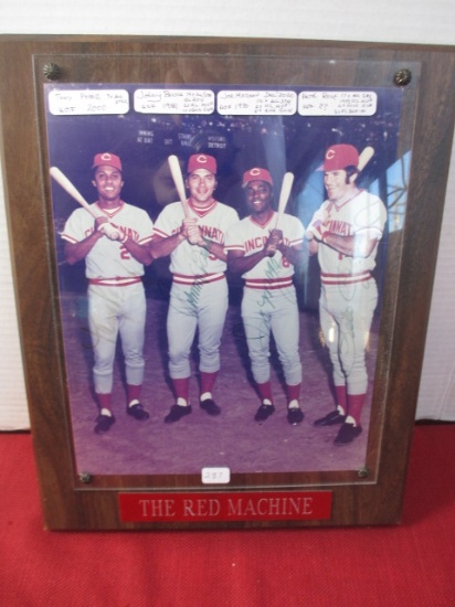 Cincinnati Reds "The Red Machine" Plaque