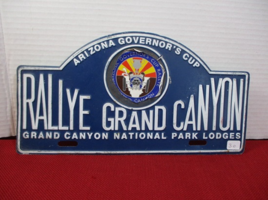 Arizona Governor's Cup Rallye Grand Canyon License Plate Topper