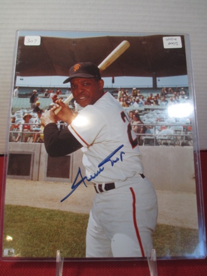 8"X10" Autographed Photo-Willy Mays