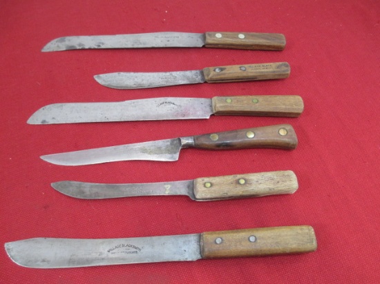 The Village Blacksmith Watertown, WI Knife Grouping